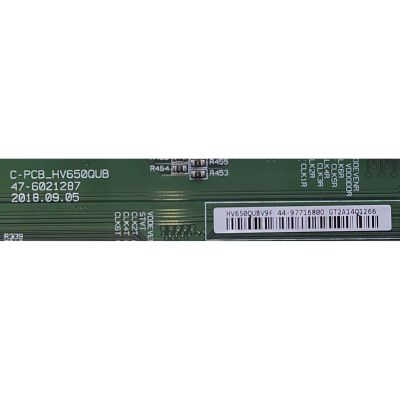 T-CON PARA TV PHILIPS (( NUEVA )) / NUMERO DE PARTE 44-9771680O / 47-6021287 / C-PCB_HV650QUB / HV650QUBV9F / PANEL HV650QUB-N9E / MODELO 65PFL5604/F7 A / 65PFL4864/F7 C	 - Imagen 3